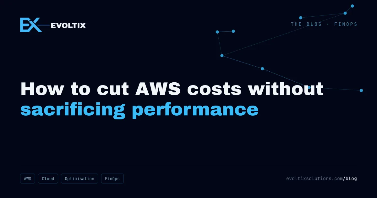 Cover: How to cut AWS costs without sacrificing performance